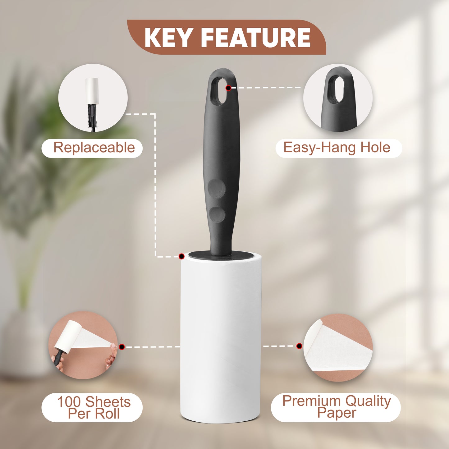 LintMaster Pro - Portable Dust & Lint Remover